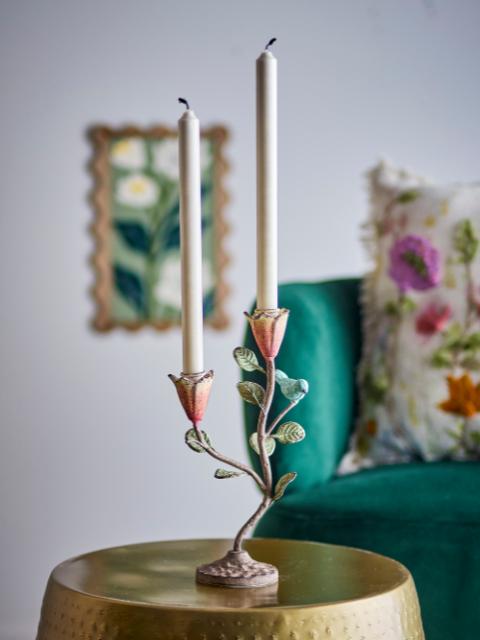 Zaina Candle Holder, Multi, Metal