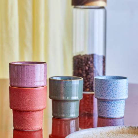 Ewan Tasse à expresso, Multicolore, Grès