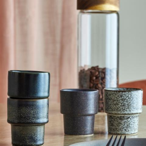 Ewan Tasse à expresso, Marron, Grès