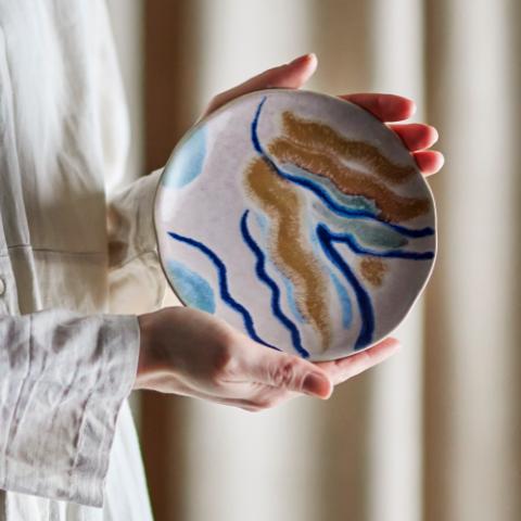 Imogen Plate, Multi, Stoneware