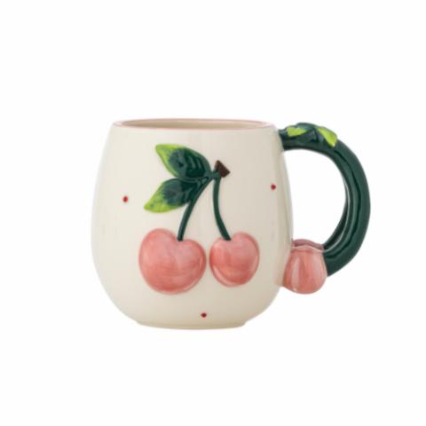 Berrie Mug, Rose, Grès