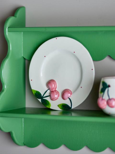 Berrie Plate, Rose, Stoneware