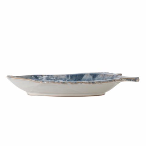 Fae Serving Plate, Blue, Stoneware