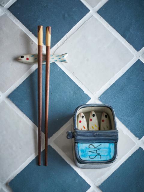 Caiam Chopstick Holder, Multi, Stoneware