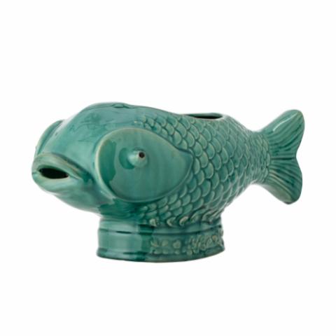 Hiro Pot de fleurs, Verte, Grès