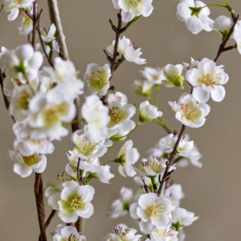 Apple Branch, White, Artificial Flowers