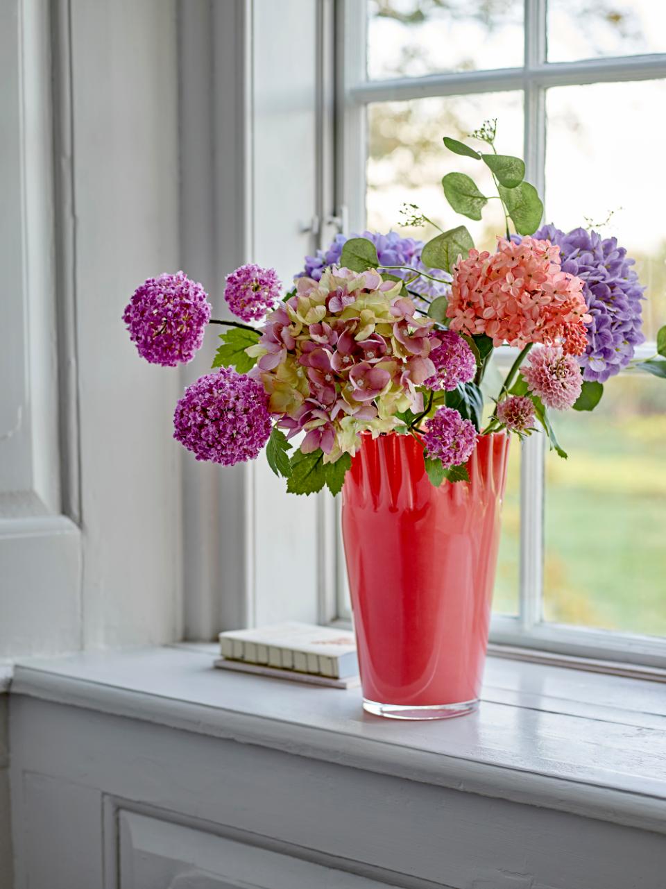 Snowball Stiel, Violett, Künstliche Blumen