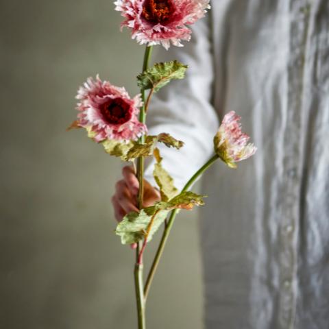 Chrysantemum Stilk, Rosa, Kunstige Blomster