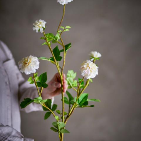 Chrysantemum Tige, Blanc, Fleurs artificielles