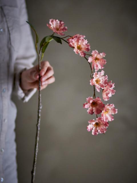 Wild Cherry Stem, Rose, Artificial Flowers