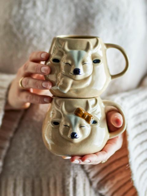 Rudolph Cup, Nature, Stoneware