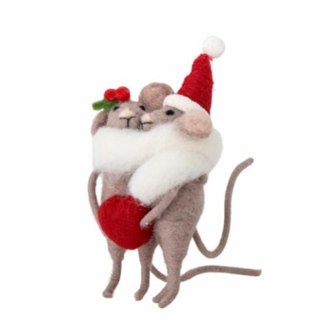 Peo Ornament, Grey, Wool