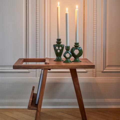 Weio Bougeoir, Verte, Grès