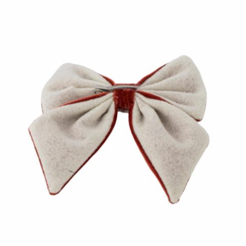 Ruby Nœud Décoratif, Rouge, Polyester