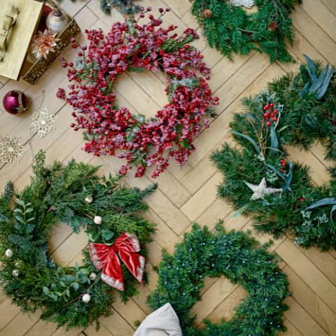 Ruby Deco Bow, Red, Polyester