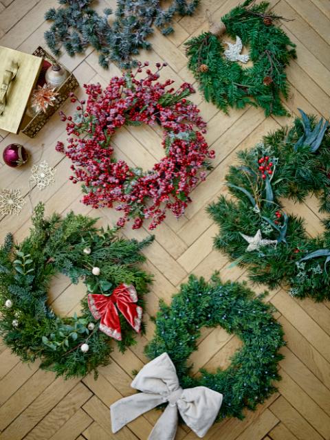 Ruby Deco Bow, Red, Polyester