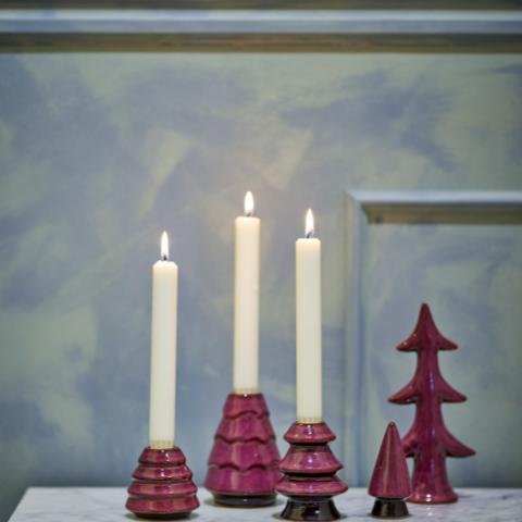 Woods Lysestage, Rød, Stentøj