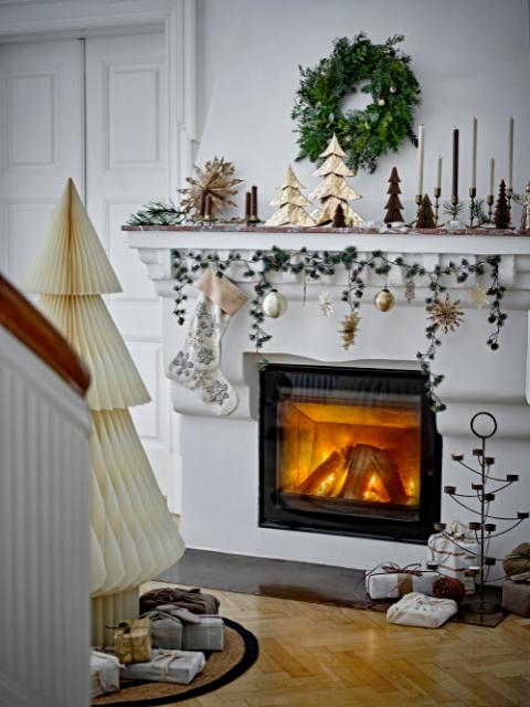 Kaiam Deco Tree, Gold, Metal