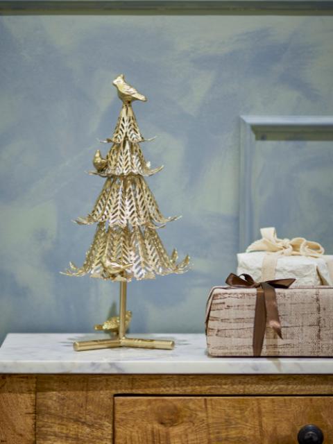 Kiruna Arbre déco, Or, Métal