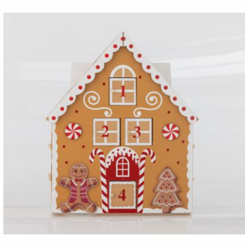 Ginnie Calendar, Brown, MDF