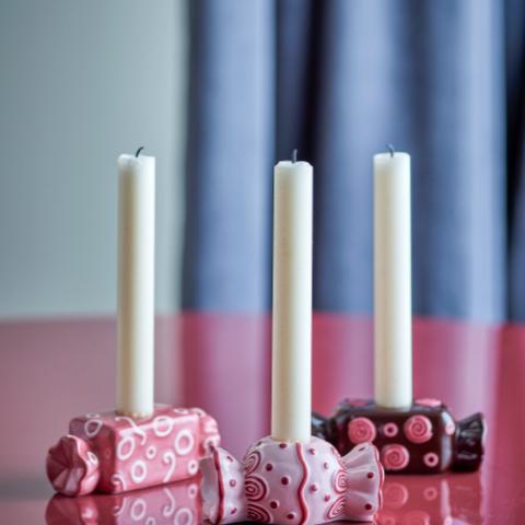 Maiano Bougeoir, Rose, Céramique