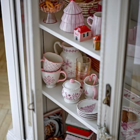 Wonderland Becher, Rose, Steingut