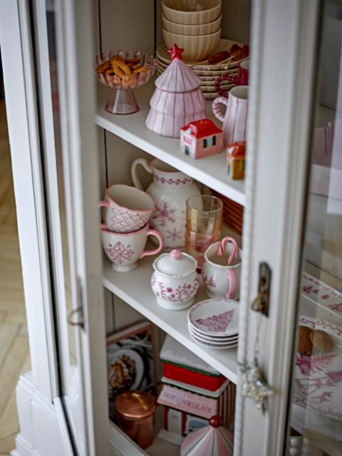 Wonderland Krug, Rose, Steingut