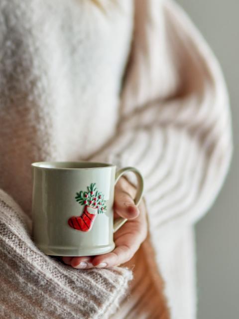 Kenai Cup, Green, Stoneware