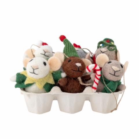 Peo Ornament, Green, Wool