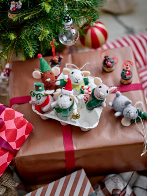 Peo Ornament, Green, Wool