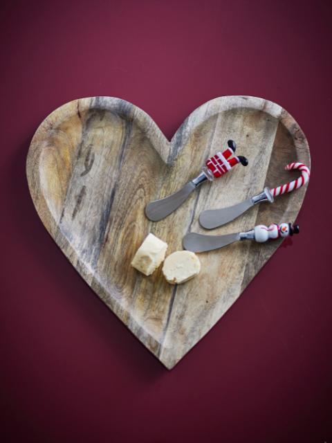 Misa Couteau à beurre, Rouge, Verre