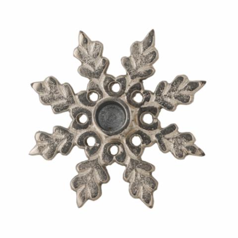 Kashi Candle Holder, Silver, Metal