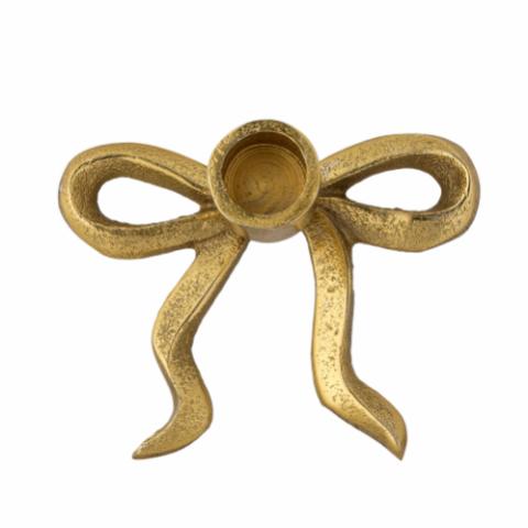 Nanda Candle Holder, Gold, Aluminum