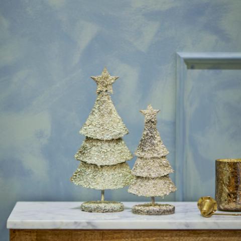 Radha Arbre déco, Or, Métal