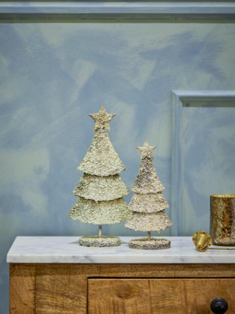 Radha Deko-Baum, Gold, Metall