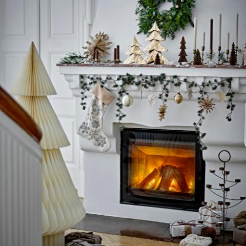 Pine Wreath, Green, Artificial Flowers