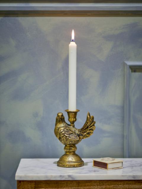 Fosna Kerzenhalter, Messing, Polyresin