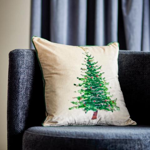 Evelin Pude, Hvid, Bomuld