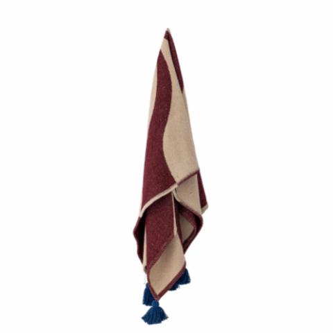 Cimmi Decke, Bunt, Recycelte Baumwolle