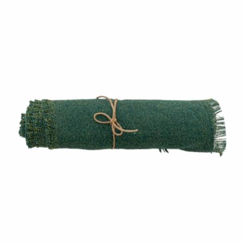 Janavi Table Runner, Green, Jute