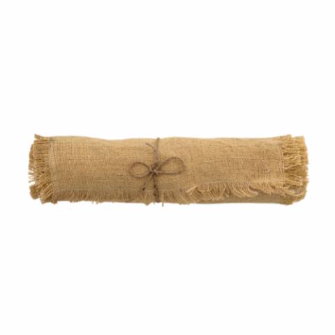 Janavi Table Runner, Yellow, Jute