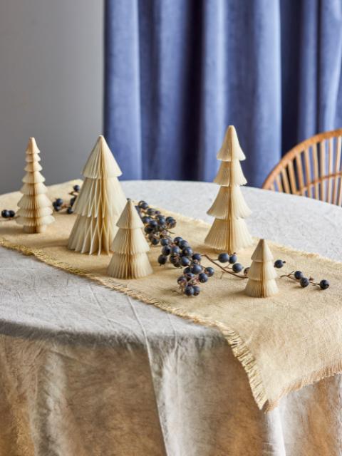 Janavi Table Runner, Yellow, Jute