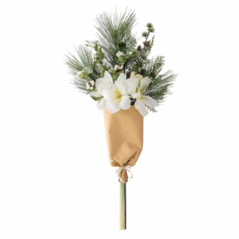 Kristin Bouquet, Blanc, Fleurs artificielles