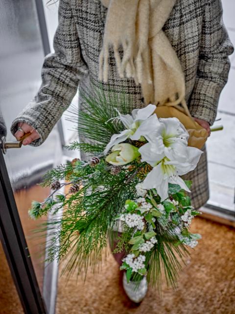 Kristin Bouquet, White, Artificial Flowers
