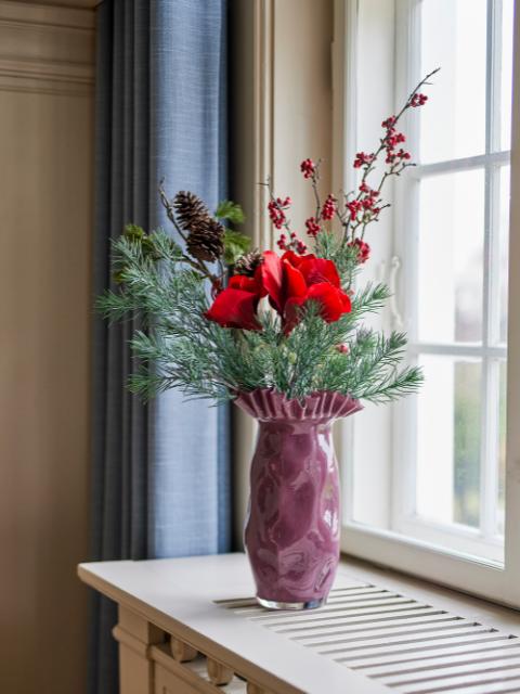 Sima Vase, Purple, Glass