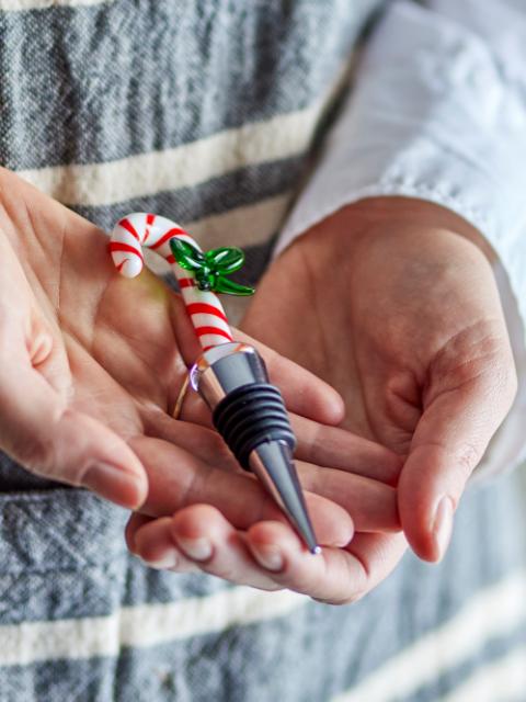 Lynn Bouchon à vin, Rouge, Verre