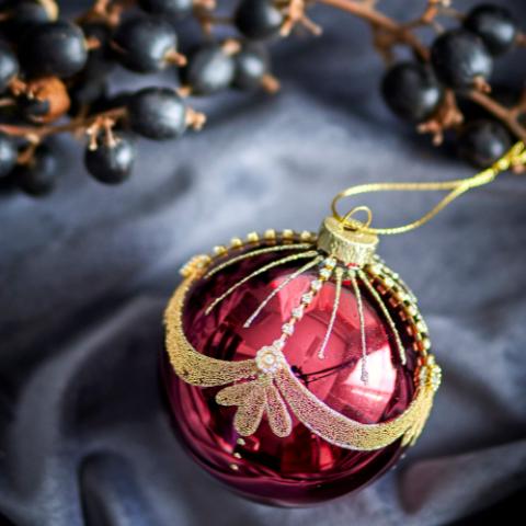 Suman Bibelot, Rouge, Verre