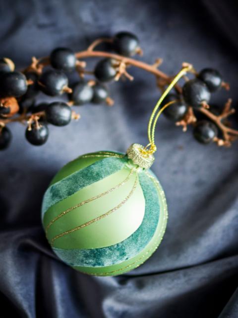 Sunita Ornament, Grün, Glas