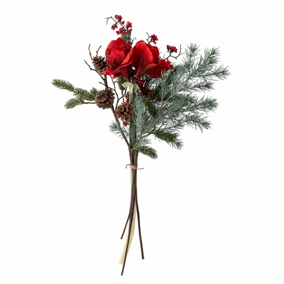 Rubia Blumenstrauß, Rot, Künstliche Blumen