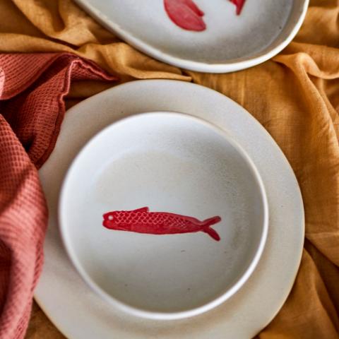 Hadden Bowl, Red, Stoneware